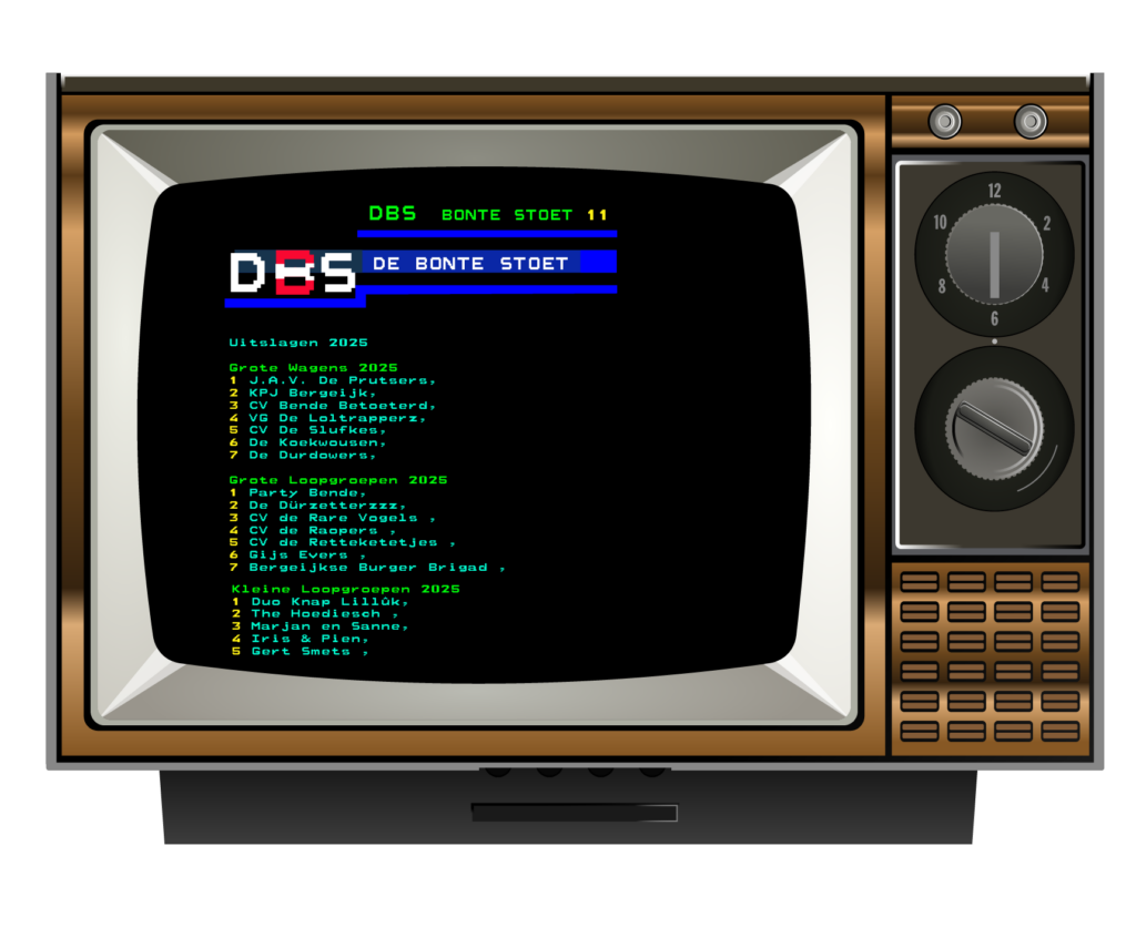 Uitslagen De Bonte Stoet 2025